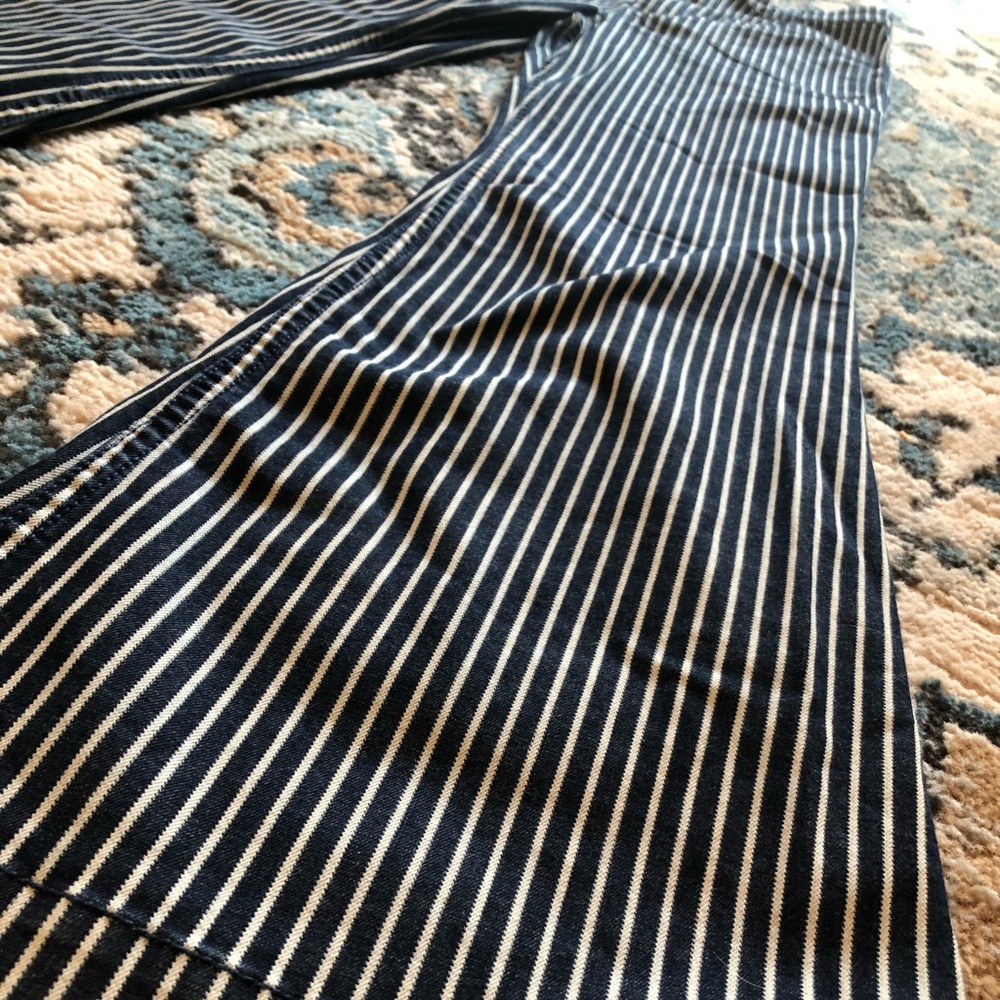 Women’s Stripped Flared Jeans